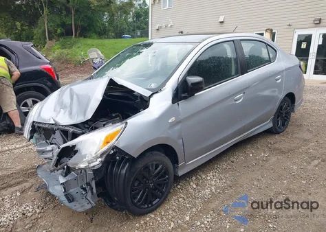 2024 Mitsubishi Mirage G4 Black Edition from USA, damaged, VIN ML32FUFJXRHF02713